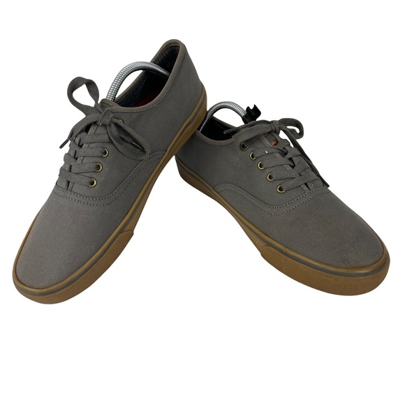 Levi’s Monterey Men’s Charcoal Gray Lace Up Low Top Canvas Shoes - Size: 10